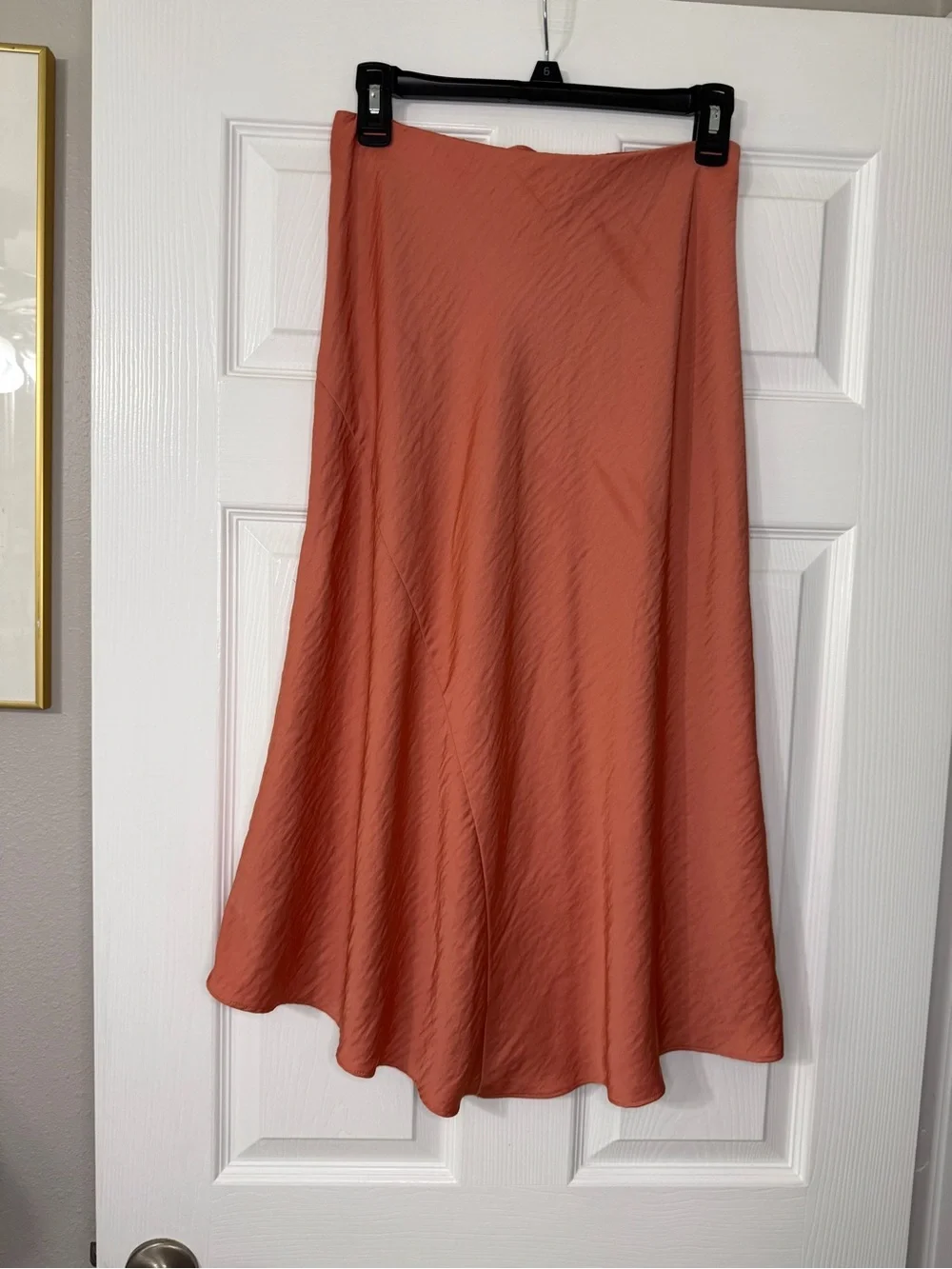 a new day Rust Orange Maxi Skirt Size Small - Picture 3 of 5